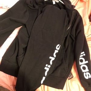 Mens Adidas hoodie jacket and sweats